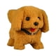 thumbnail image 3 of Cachorro de peluche eléctrico de juguete, compañero de peluche, animal que camina y hace sonidos suaves. Amarillo, 3 of 9