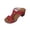 Red, variant on Sandals for Women Block Shoes Slip On Sandals Dressy Summer Flip Flops Casual Walking Shoes Slides Sandal