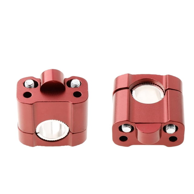 2 Piezas Motocicleta 7/8 ″ 11/8 " CNC Adaptador De Montaje En Barra Elevadores Elevadores ATV Yotijar Adaptador de la abrazadera de la barra del manillar