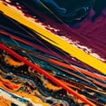 thumbnail image 2 of Soulful Interplay - Abstract Expressionism Canvas Wall Art, 2 of 2