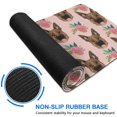 thumbnail image 6 of Long Mouse Pads for Desk,German Shepherd with Roses Desk Mats on Top Of Desks, Desk Mouse Pad Extra Large with 3mm Non-Slip Base and Stitched Edge for Gaming,Office,Work,Home 35.4"x15.7", 6 of 6