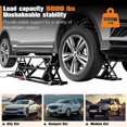 thumbnail image 4 of LUXOAK Portable Car Lift, Capable of Lifting 5000 LBS Quick Jack with a Maximum Height of 26", Car Lifts for Workshop and Home Garage, Black, 4 of 8