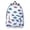 Dinosaur and Silhouette-1, variant on Dinosaur and Silhouette White Pattern Backpack for School, Cute School Bag with Adjustable Shoulder Straps and Padded Back, 15.7"x11.8"x5.5"