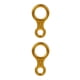 thumbnail image 2 of Anillo de escalada Advancent Descensor profesional de 8 formas para cuerda de 8-13 mm Oro, 2 of 5