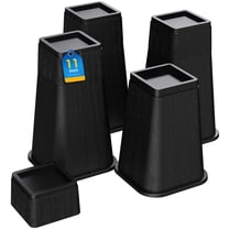 Bed Risers 11 Inch Heavy Duty, Furniture Risers Lifts Supports Up to 6,000 Lbs for Table, Desk Leg, Sofa, Couch