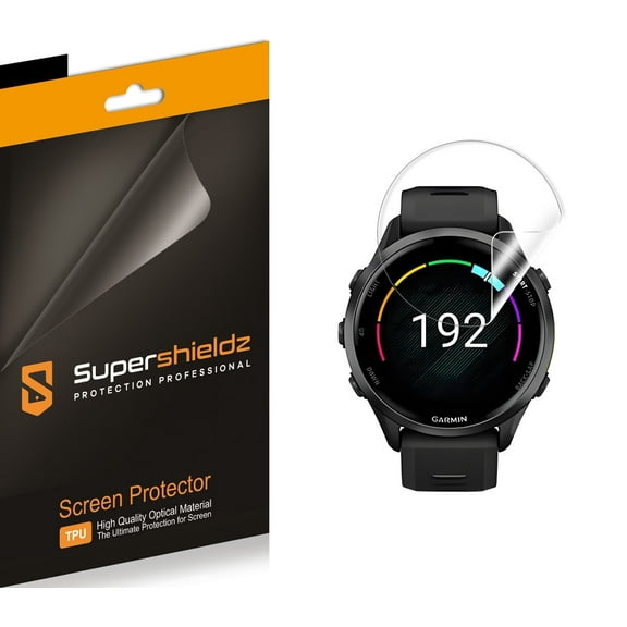 (3 Pack) Supershieldz Designed for Garmin Forerunner 970 Screen Protector, High Definition Clear Shield (TPU)