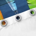 thumbnail image 4 of Erosebridal Colorful Fish Curtains, Fish Hook Fishing Blackout Curtains Teens, Rustic Farmhouse Window Curtains Drapes Bedroom Decor, Insulated Thermal Darkening Curtains 52"X84", 4 of 5
