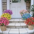 thumbnail image 5 of Artificial Flowers Bundles Artificial Flowers For Outdoors Flowers Plastic Plants For Spring Summer Garden Porch Window Box Table Vase Home Indoor Outdoor Decoration, 5 of 8