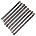 thumbnail image 4 of 1/10 Link Rod, High Quality Aluminium Alloy Material Metal Pull Rod Kit, For Axial SCX10 313mm Axle Distance Car Lovers Black, 4 of 8