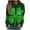 #272 Green St Patricks Day Shirt Women, variant on Staron Clearance Sale St. Patricks Day Shirts for Women Irish Shamrock T-shirt Long Sleeve Pullover Tops Dressy Summer Tops Gnome Print Round Neck Tshirts