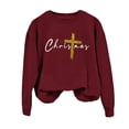 thumbnail image 4 of Chandail en Molleton Graphique à Paillettes de Noël pour Femmes Manches Longues Col Rond Décontracté Chandail de Vacances Vêtements de Mode d'Hiver de Noël, 4 of 4