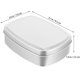 thumbnail image 4 of 2 cajas de aluminio para cosméticos de 150 ml, latas de aluminio vacías, cuadradas, con tapa., 4 of 8