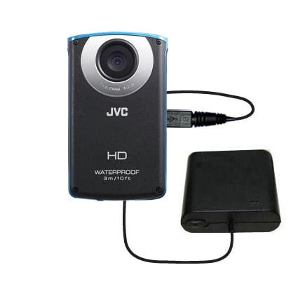 Portable Emergency AA Battery Charger Extender suitable for the JVC GC-WP10 Camcorder - with Gomadic Brand TipExchange Technology