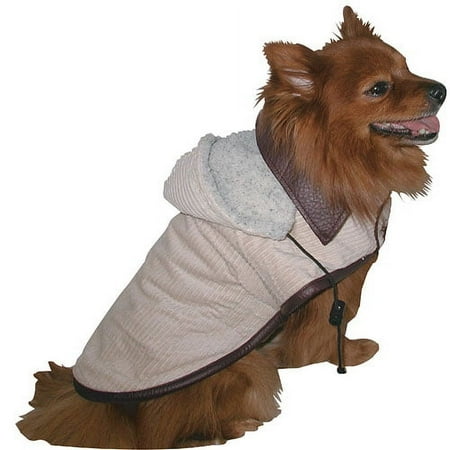 Corduroy Barn Coat in Beige for Dogs
