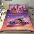 thumbnail image 1 of DreamWorks: Hogar Conjunto de sábanas temático, trío de piezas, cómodo y amigable con la piel, diseño único, regalo de decoración para el hogar para familiares, amigos y fans,173cm *218cm, 1 of 6