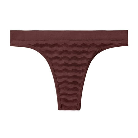 Bigersell Womens Briefs Underwear Clearance Womens Seamless Underwear Period Panty Style P-1670 Spandex Shaping Panties Ladies Thongs Briefs High Waist Women s Panties Coffee XL
