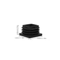thumbnail image 2 of FONDOTIN 10Pcs Square Plastic Hole Plugs for Home Use Black Easy Installation, 2 of 8