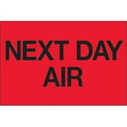 2 x 3 in. - Next Day Air Fluorescent Red Labels