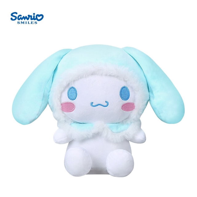 Muñeco de peluche Kawaii Sanrio Cinnamoroll, peluches de animales para niños, rellenos de Anime, regalos de cumpleaños para niñas