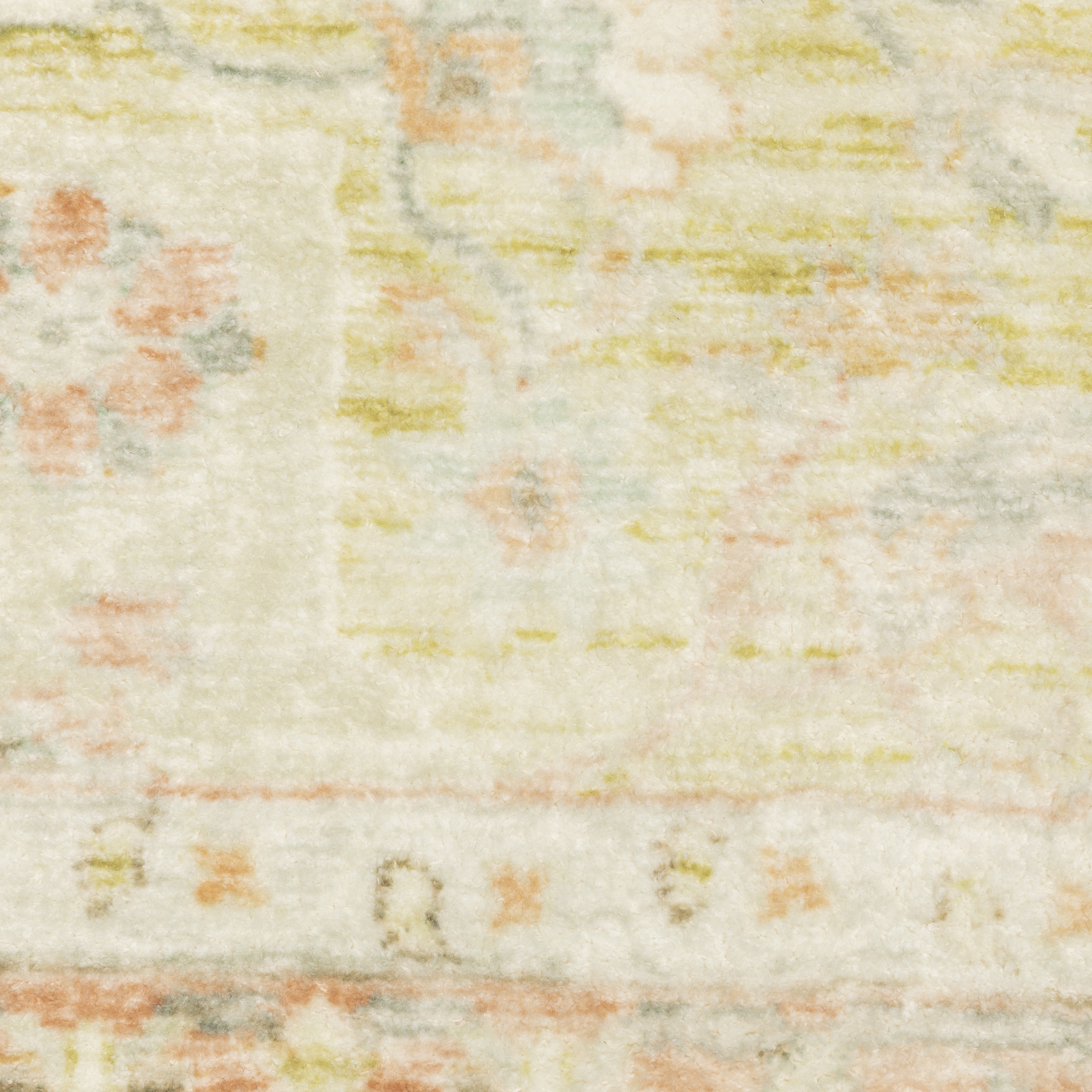 Avalon Home Silvana Distressed Medallion Area Rug, 2' X 8' Runner, Orange/ Silver