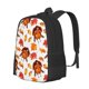 thumbnail image 1 of Balery Thanksgiving Turkey Leaves Mochila para hombre y mujer - Tela Oxford 600D resistente - Gran capacidad, resistente al agua, ideal para la escuela, viajes y senderismo, 1 of 6