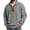 Grey, variant on Sweatshirt for Men Long Sleeve Solid Color Fashion Casual Stand Collar Pullover Sweater Loose Fit Tops