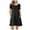 Black, variant on AOOCHASLIY Valentine's Day Womens Dresses Summer Women's Summer Casual Sleeve Print Short Sleeve O-Neck Short Party Dress