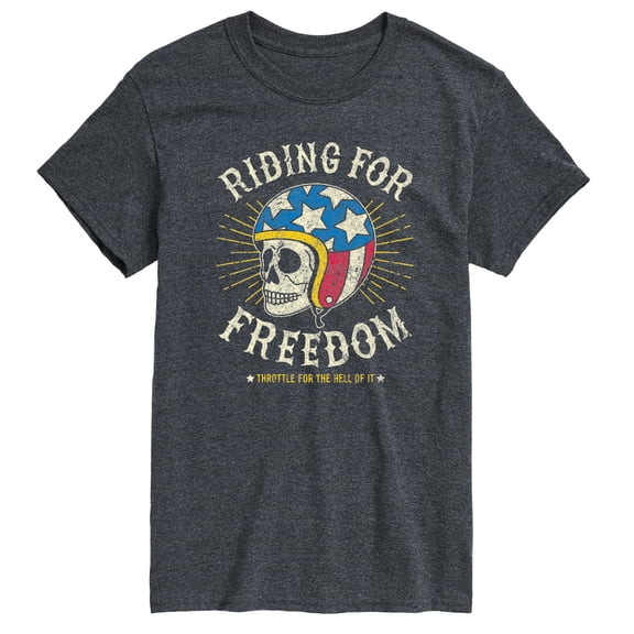 Instant Message - Riding For Freedom - Men's Short Sleeve Graphic T-Shirt
