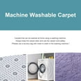 thumbnail image 7 of Dwelke Fluffy Area Rugs Soft Shaggy Rug for Girls Bedroom Carpet,5'x8',Lavender Purple, 7 of 7