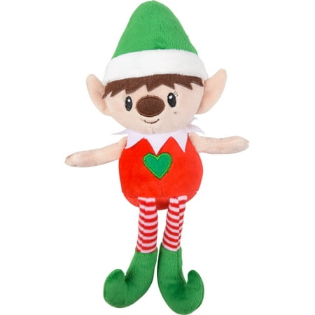 Green Hat Christmas Elf With Heart Chest On Your Shelf Decoration