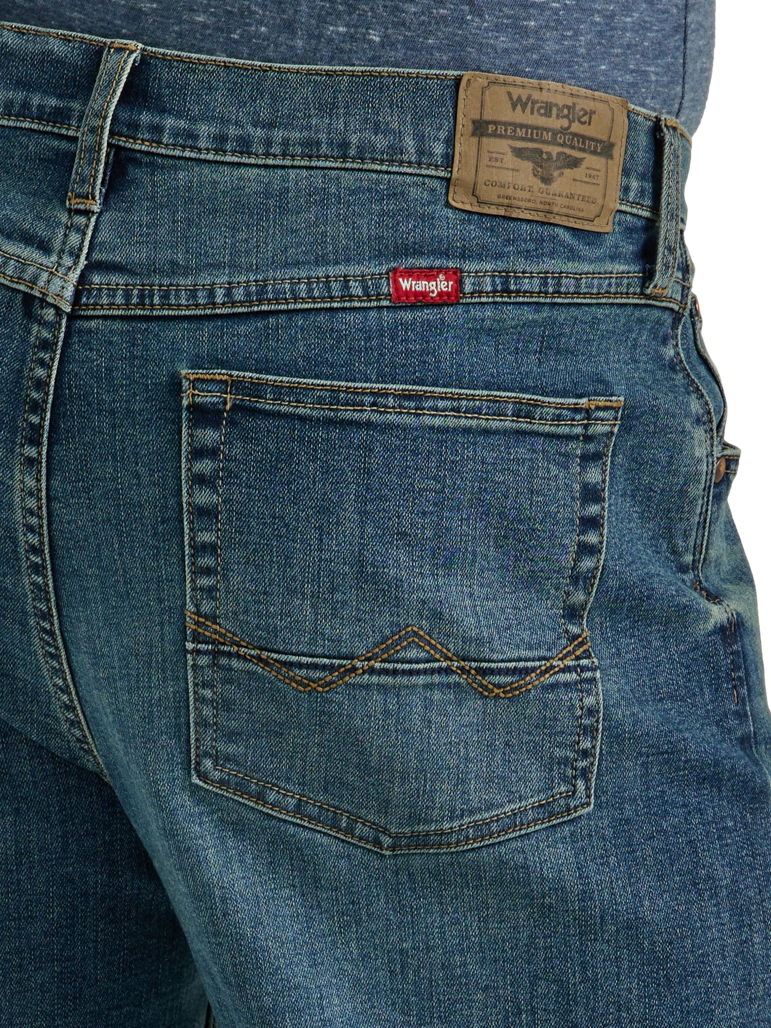 Wrangler Men s and Big Men s Relaxed Bootcut Jean Walmart