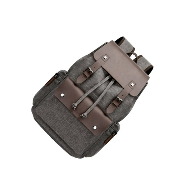 Minnieouse impermeable de lona para hombre con correas cómodas y grande para hombre de amplia aplicación Mochilas gris