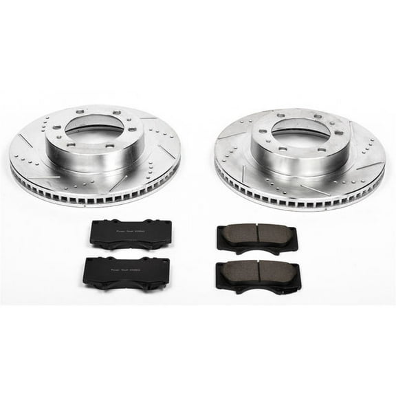 Front Brake Pad and Rotor Kit - Compatible with 2005 - 2023 Toyota Tacoma 2006 2007 2008 2009 2010 2011 2012 2013 2014 2015 2016 2017 2018 2019 2020 2021 2022
