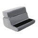 thumbnail image 2 of Cojín para tablet con funda extraíble, portátil con bolsillos y soporte plegable para tablet. Gris, 2 of 9