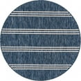 thumbnail image 2 of Outdoor Zrand Collection Area Rug Blue - 4' Round, 2 of 5