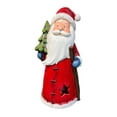 thumbnail image 3 of Muñeco de Papá Noel, figura navideña, decoración, delicadas figuras de estante, regalo para niños Rojo 64x6x143cm, 3 of 9