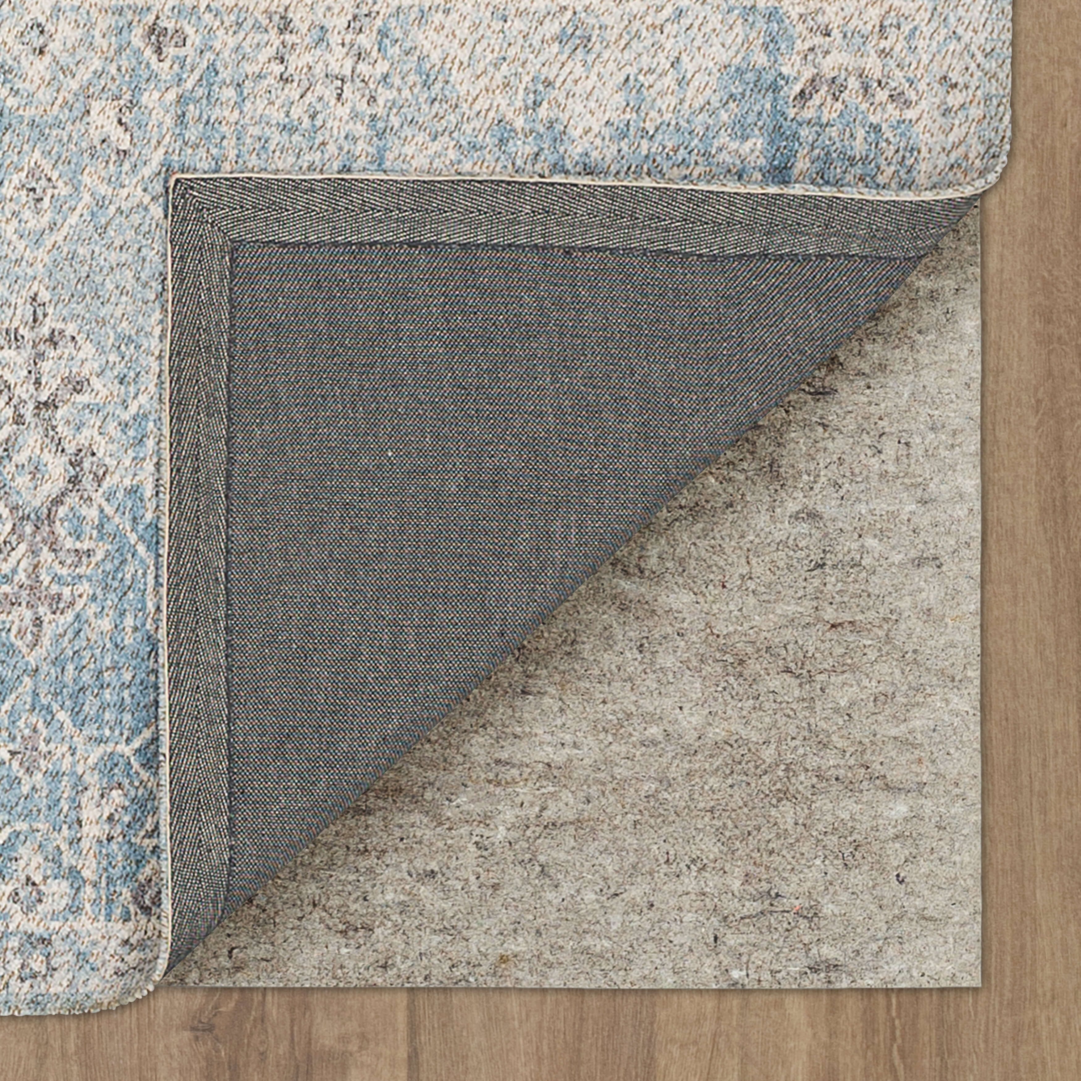 Mainstays Zula Acacia Low Pile Stain/Fade Resistant Polyester Indoor Runner Rug, Blue, 1'10" x 6'