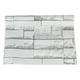 thumbnail image 5 of Papel tapiz de ladrillo de 45 x 100 cm, autoadhesivo e impermeable, para baño, dormitorio y cocina, color blanco, 5 of 6