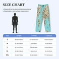 thumbnail image 4 of Rateoe World Travel Line Icons Map Pattern Men’s Ultra-Soft Comfy Pajama Lounge Pants Sleepwear,Comfortable Lounge Wear,lightweight Pajamas, Casual Home Wear-XX-Large, 4 of 6