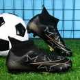 thumbnail image 4 of Zapatos de fútbol FG para hombre, botas de fútbol para entrenamiento al aire libre, tacos ultraligeros antideslizantes, zapatillas cómodas transpirables Unisex, 4 of 5