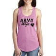 thumbnail image 1 of ARMY WIFE WITH DOGTAGS Racerback Tank, 1 of 3