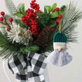 thumbnail image 1 of Fiudx Adorno de Papá Noel, Diseño Artesanal de Cuerda de Algodón, Decoración de Ensueño para El Árbol de Navidad, Elegante Regalo Navideño, Adorno para La Pared Del Hogar, Accesorio para Fiestas Navi, 1 of 7