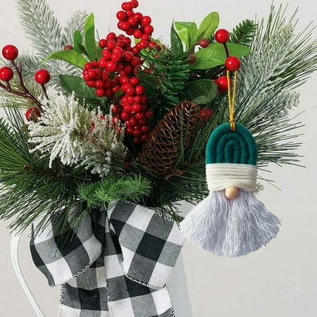 

KKCXFJX Christmas Decorations Rainbow Series Santa Claus Christmas Tree Ornaments Gift Accessories Pendant
