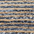 thumbnail image 4 of LR Home Serena Pouf in Blue/Beige 18" x 18" x 18", 4 of 8