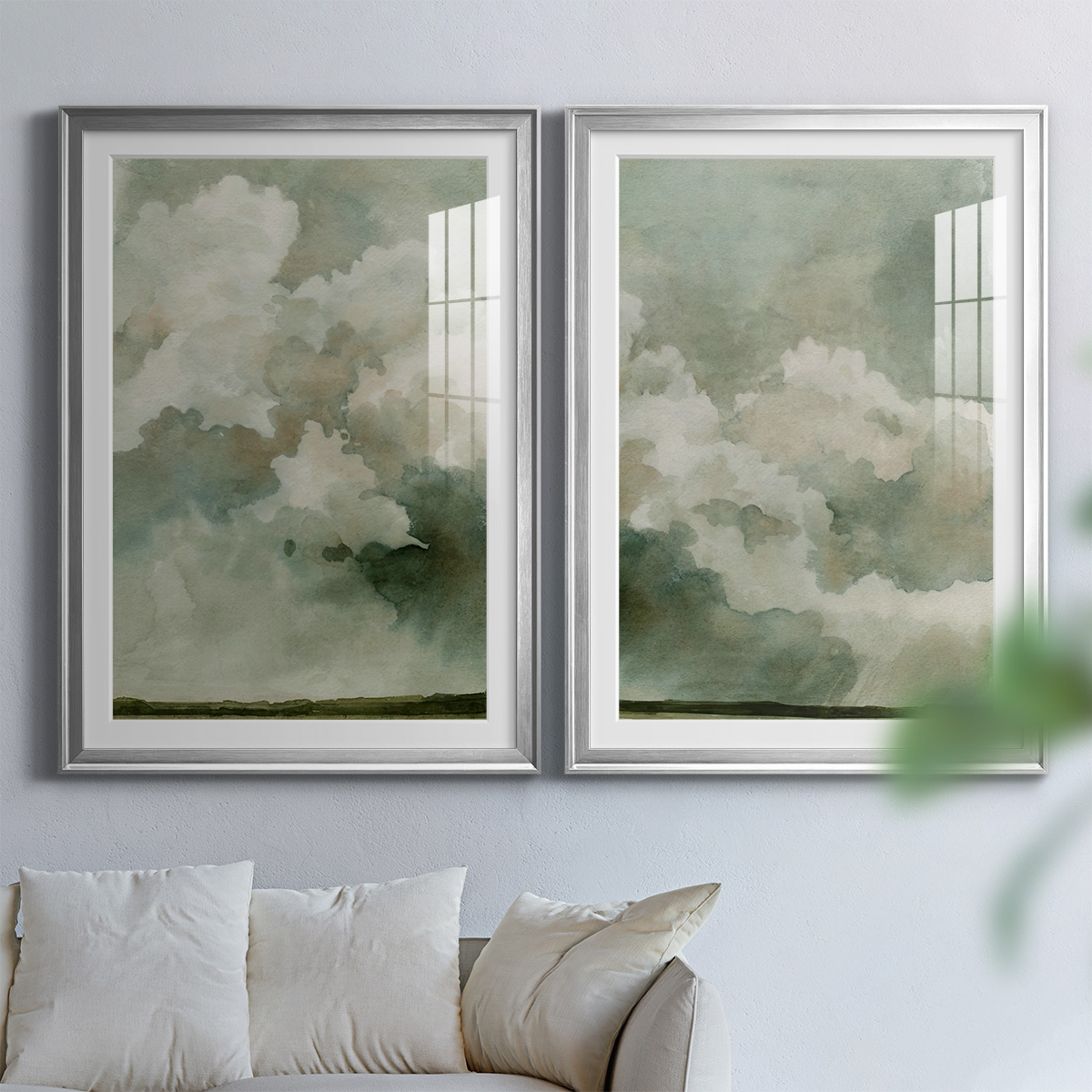 Wexford Home Coming Rain I Premium Framed Print, 18.5" x 24.5" - Ready to Hang, Silver (Set of 2)