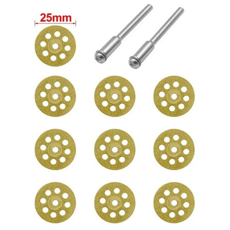 

BAMILL 10PCS Diamond Cutting Wheel Saw Blades Cut Off Discs Glass ceramic Rotary Tool