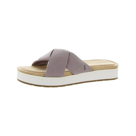 

Koolaburra Womens Carenza Faux Suede Slip On Slide Sandals