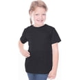 thumbnail image 2 of Kavio Toddler's Slub Crew Neck Short Sleeve T-Shirt, Black, 2T, 2 of 2