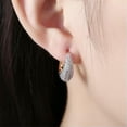 thumbnail image 6 of QQTDFG Fashion Earrings Jewelry Zirconia Earrings 18K Gold Filled Women Earrings A03-White GOLD, 6 of 6